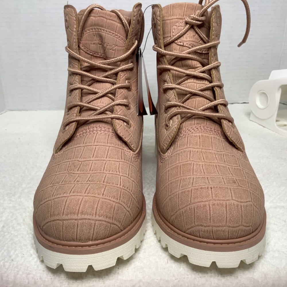 NWT LUGZ ankle booties camel/beige moto combat - Picture 6 of 15